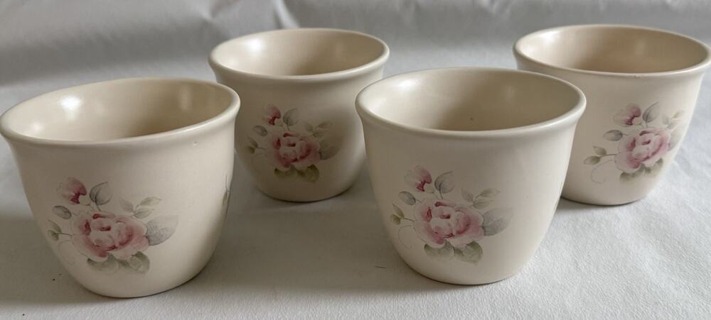 Pfaltzgraff tea rose custard cups ( set of 4)